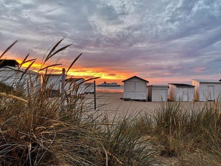 Appart 4 Pers Plage Vue Mer Calais Kültér fotó